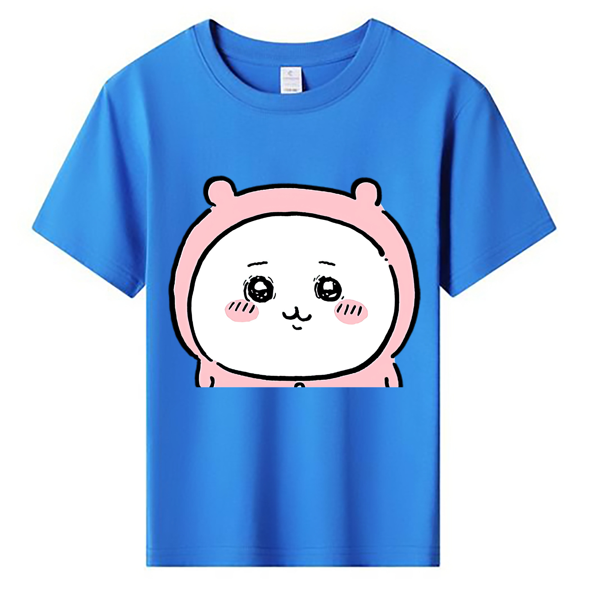 （画像用） ちいかわ ちいかわ Chii-kawa chiikawa 綿100％キッズTシャツ（フロントプリント）